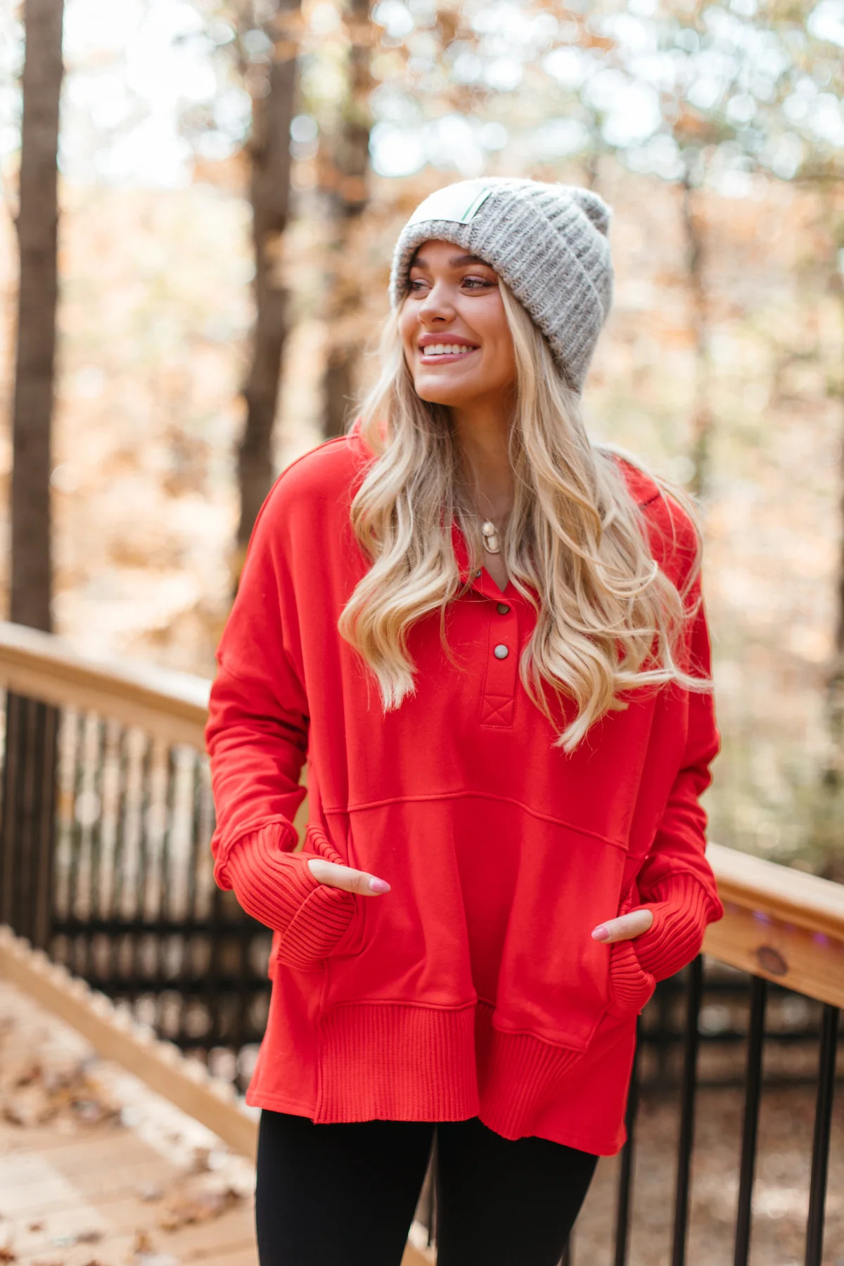Baylee Red Hoodie | The Post