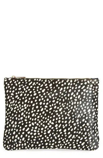 Sole Society 'Dolce' Genuine Calf Hair Clutch - | Nordstrom