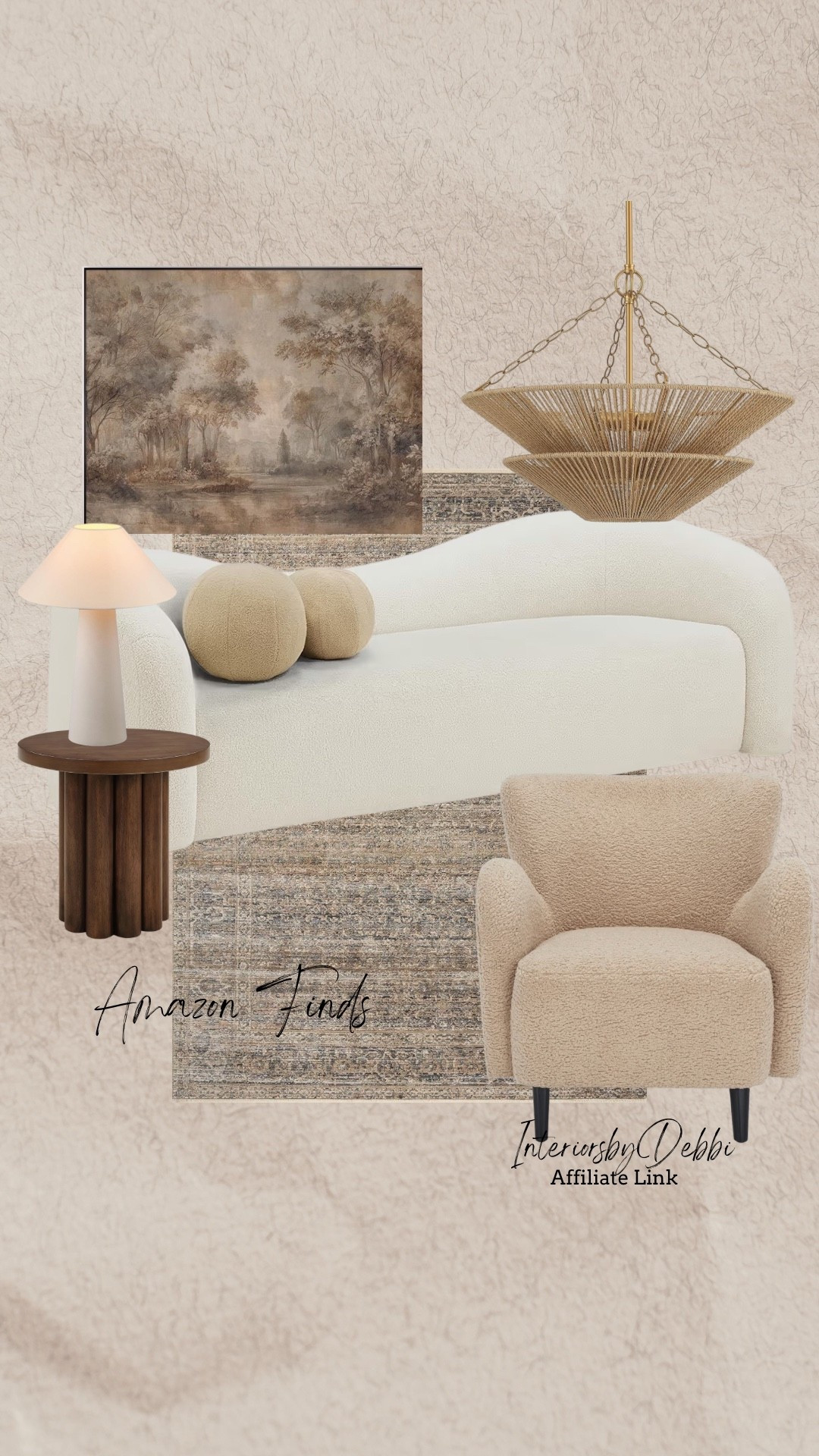 Amazon Finds
Artwork, modern sofa, area rug, accent rug, side table, chandelier, transitional home, modern decor, amazon find, amazon home, target home decor, mcgee and co, studio mcgee, amazon must have, pottery. barn, Walmart finds, affordable decor, home styling, budget friendly, accessories, neutral decor, home finds, buy new arrival, coming soon, sale alert, high end look for less, Amazon favorites, Target finds, cozy, modern, earthy, transitional, luxe, romantic, home decor, budget friendly decor #amazonhome

#LTKHome #LTKSeasonal