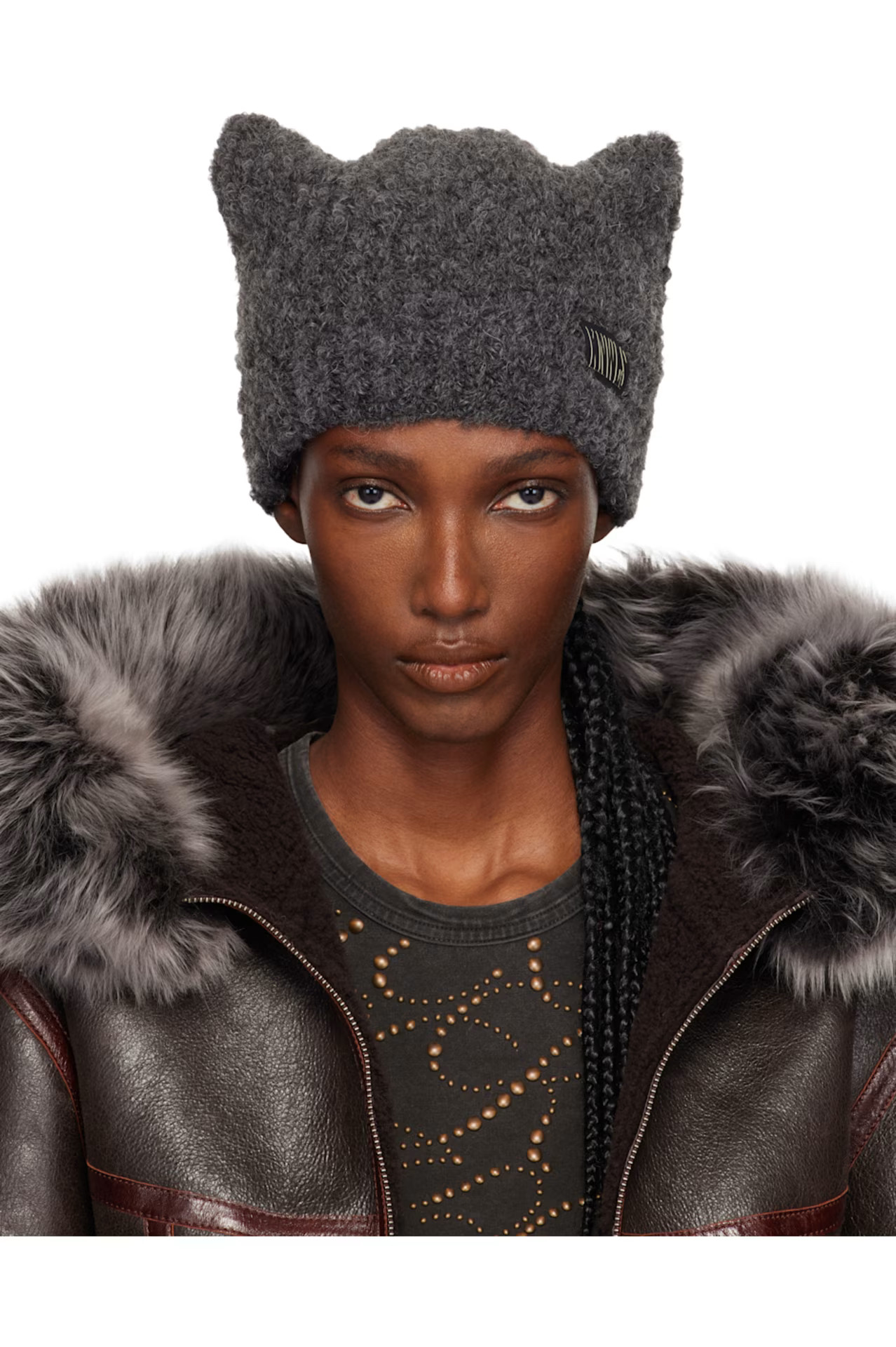 Gray Precious Beanie | SSENSE