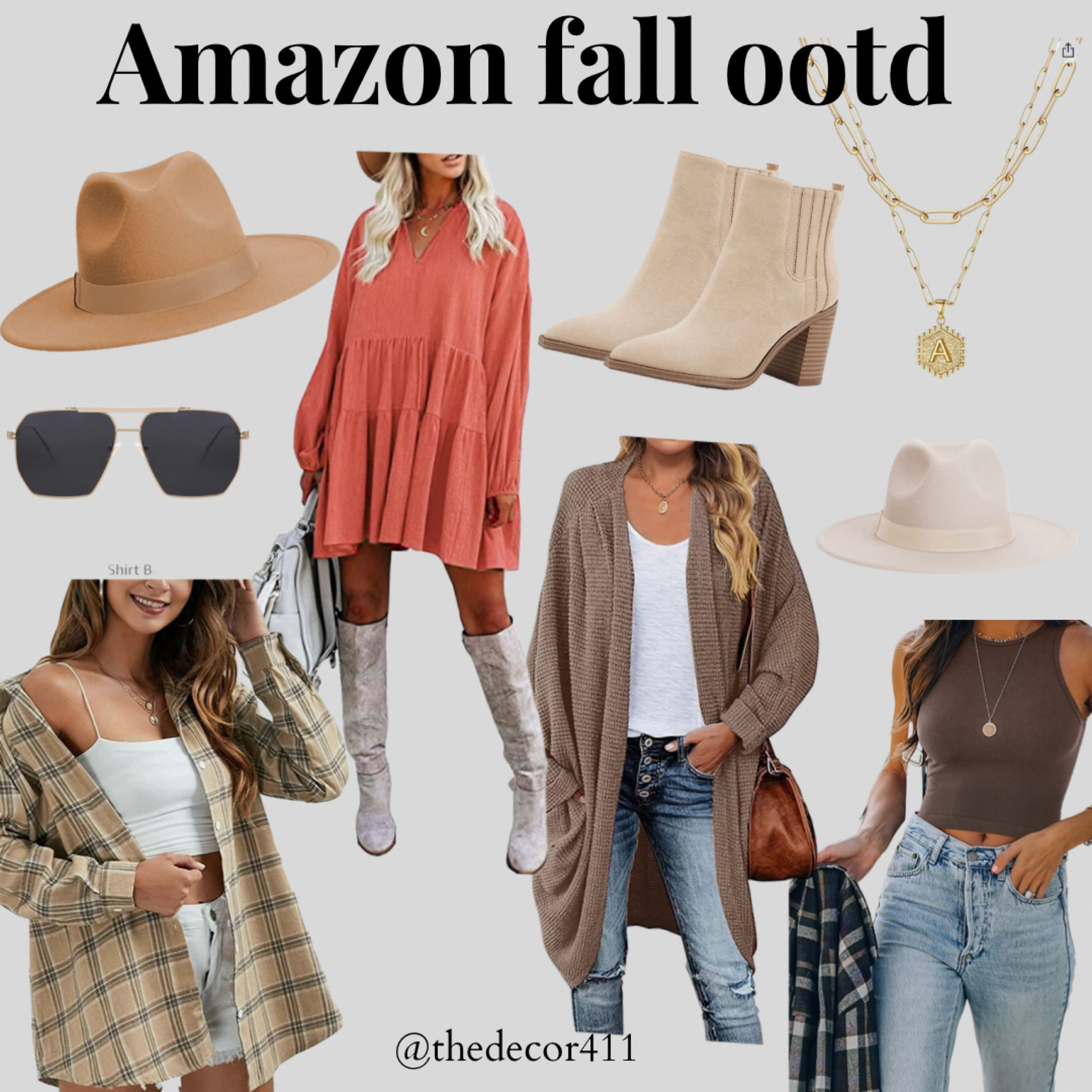 Amazon fall outfit inspo
Nashville outfit or concert outfit 
OOTD - cowboy boots, cowboy hat, cowgirl hat, western boots, concert look, Nashville outfit, concert inspo, country concert, concert look, fall inspo, fall outfit. Denim jeans, necklace, clutch, fall outfit inspo, date night outfit, brunch outfit, flare jeans, plaid shirt, flannel shirt, booties, tank, fall fashion, fall dress, cardigan

#LTKsalealert #LTKunder100 #LTKSeasonal