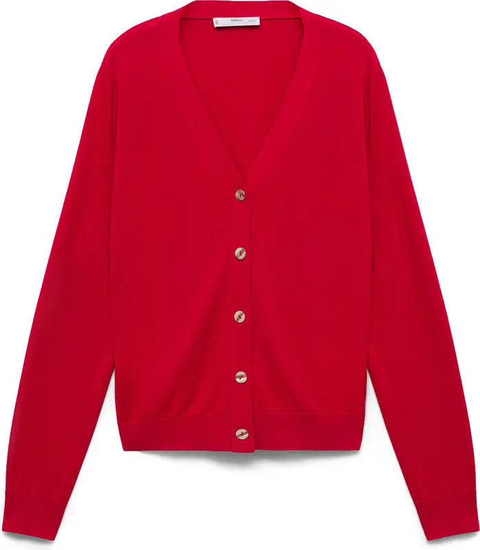 MANGO Luka V-Neck Cardigan | Nordstrom | Nordstrom