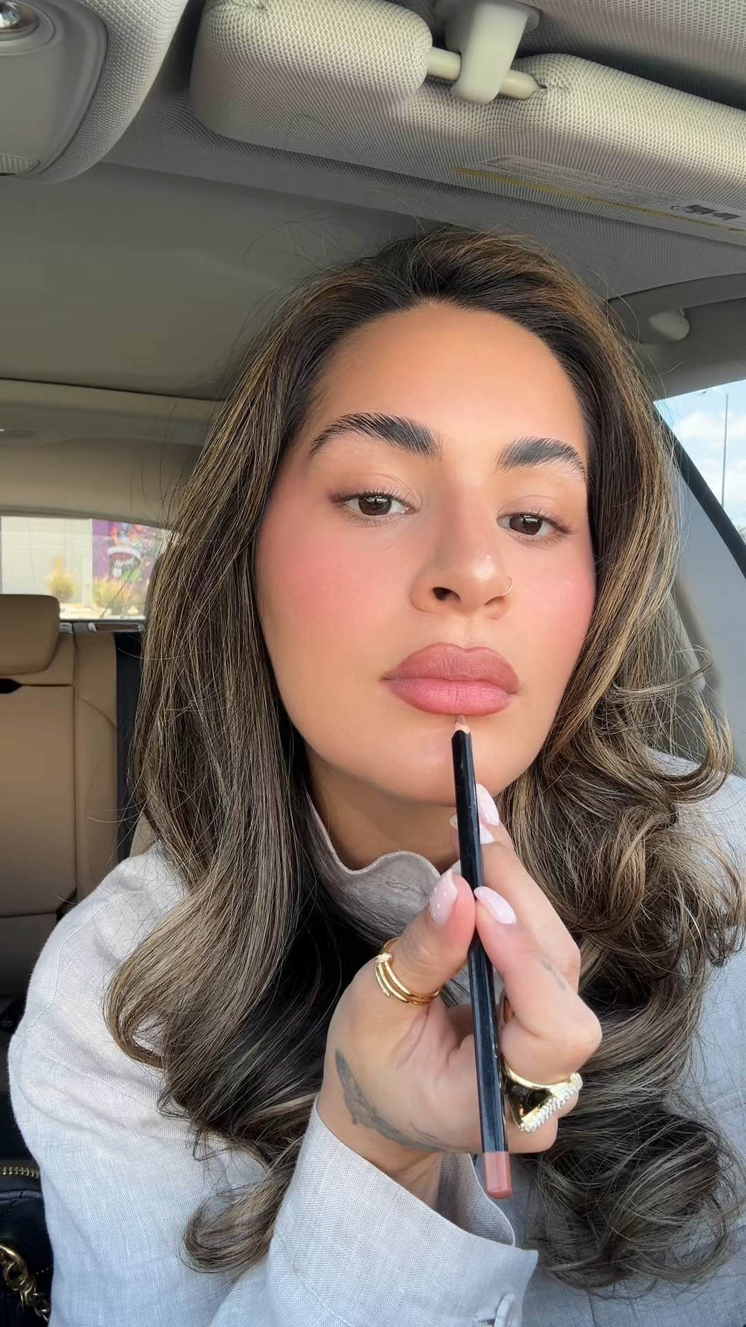 This lip combo 🤌🏼🎀