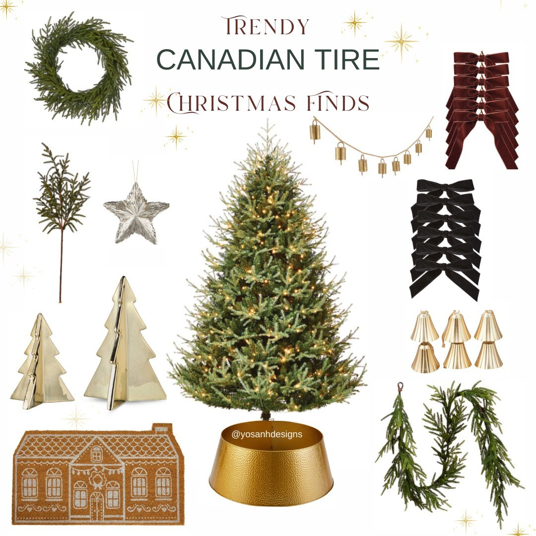 Christmas funds here in Canada 🇨🇦 ! If you're in Canada you know sometimes it's hard to find those on trend items but Canadian Tire delivered? 

#LTKHoliday #LTKHome #LTKFindsUnder100