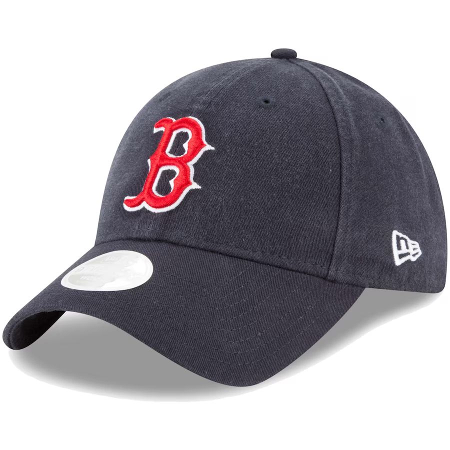 Women's Boston Red Sox New Era Navy Core Classic Twill Team Color 9TWENTY Adjustable Hat | MLB Shop