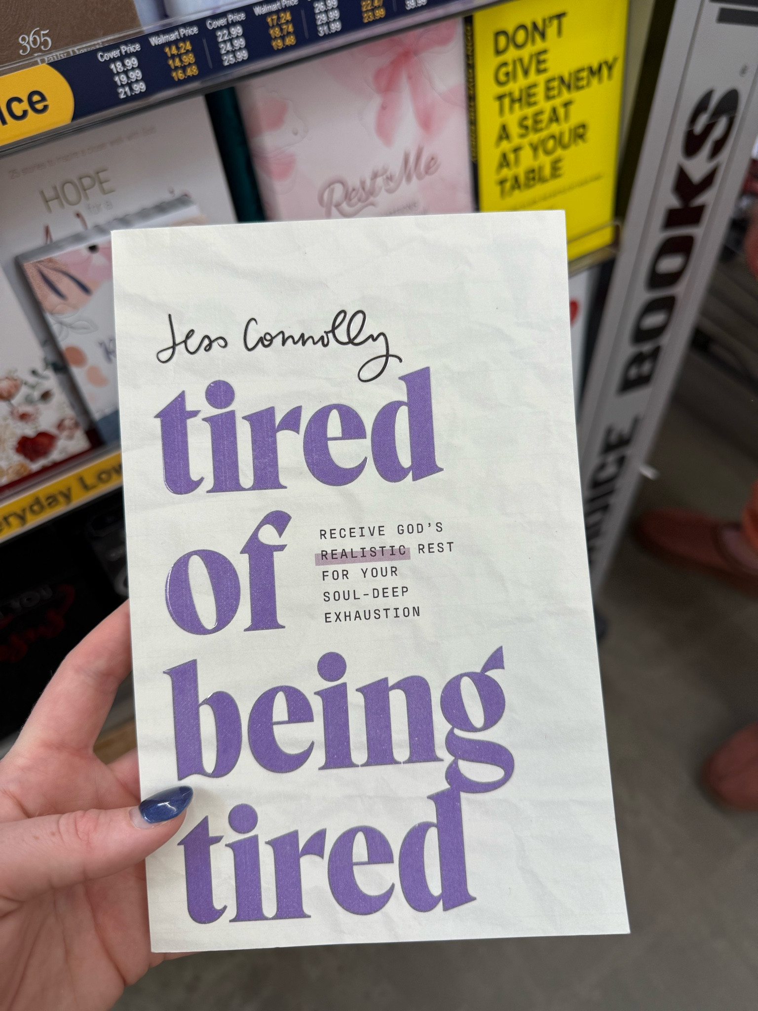 found this at Walmart & not only does the title resonate with me, but after reading a few pages it sounds super relatable & insightful, especially supported with scripture from God’s word

#LTKGiftGuide #LTKHome #LTKFindsUnder50
