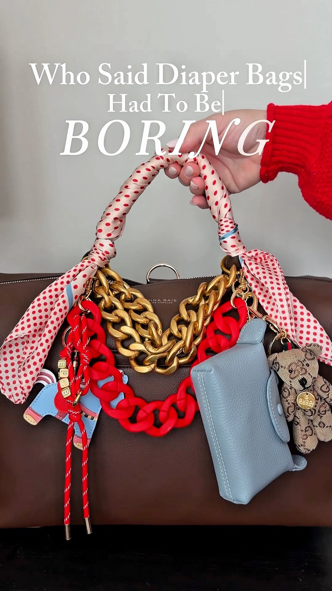Diaper bags don’t have to be boring! I love a bag charm, so why not add it to your diaper bag too?! 

I am in my baby blue and red era 🩵❤️ so those are the colors I went with. I love them for spring and summer ☀️#diaperbag #bagcharm #newmom

#LTKBump #LTKootd #LTKBaby