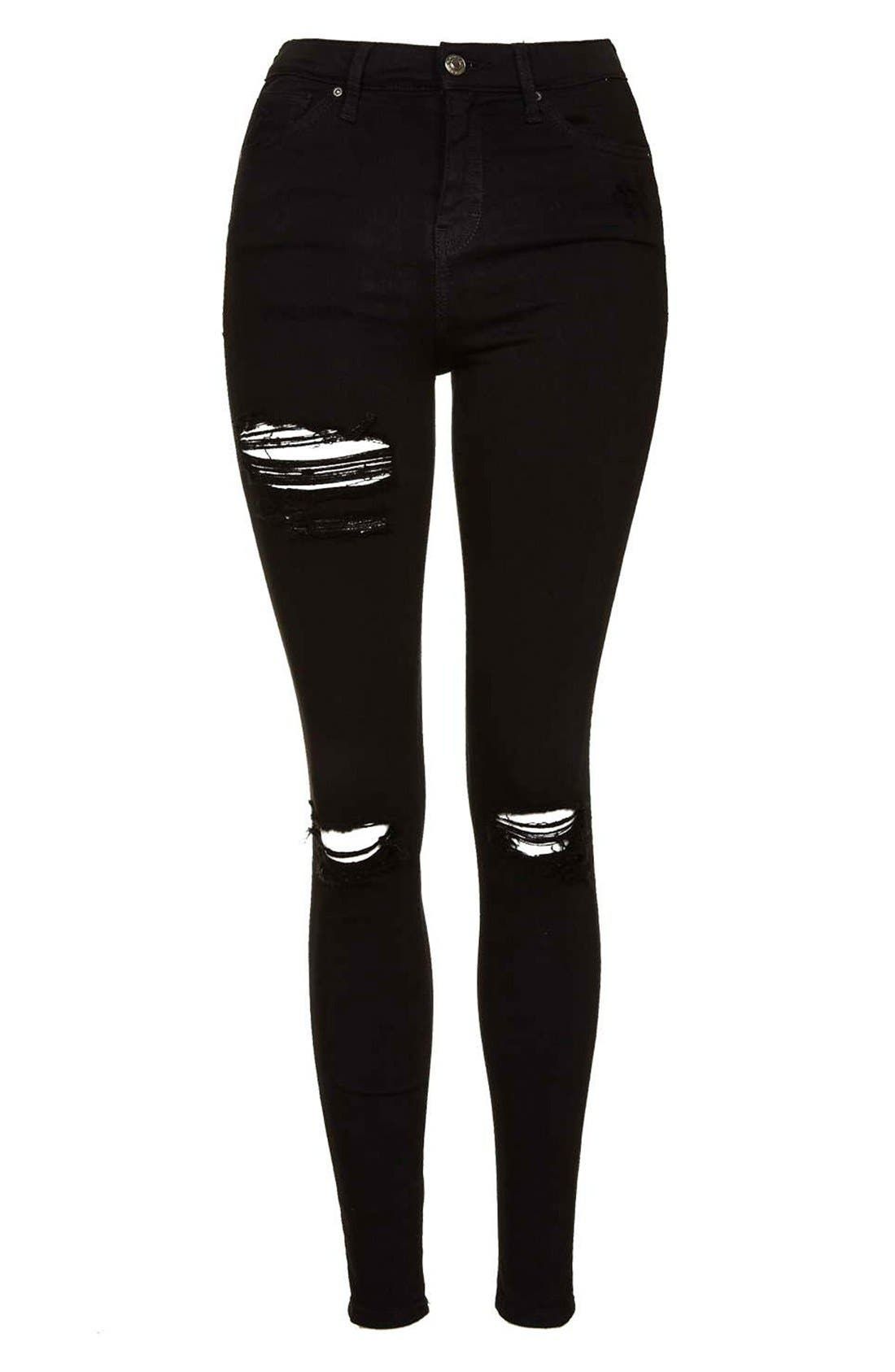 Ripped High Waist Ankle Skinny Jeans | Nordstrom