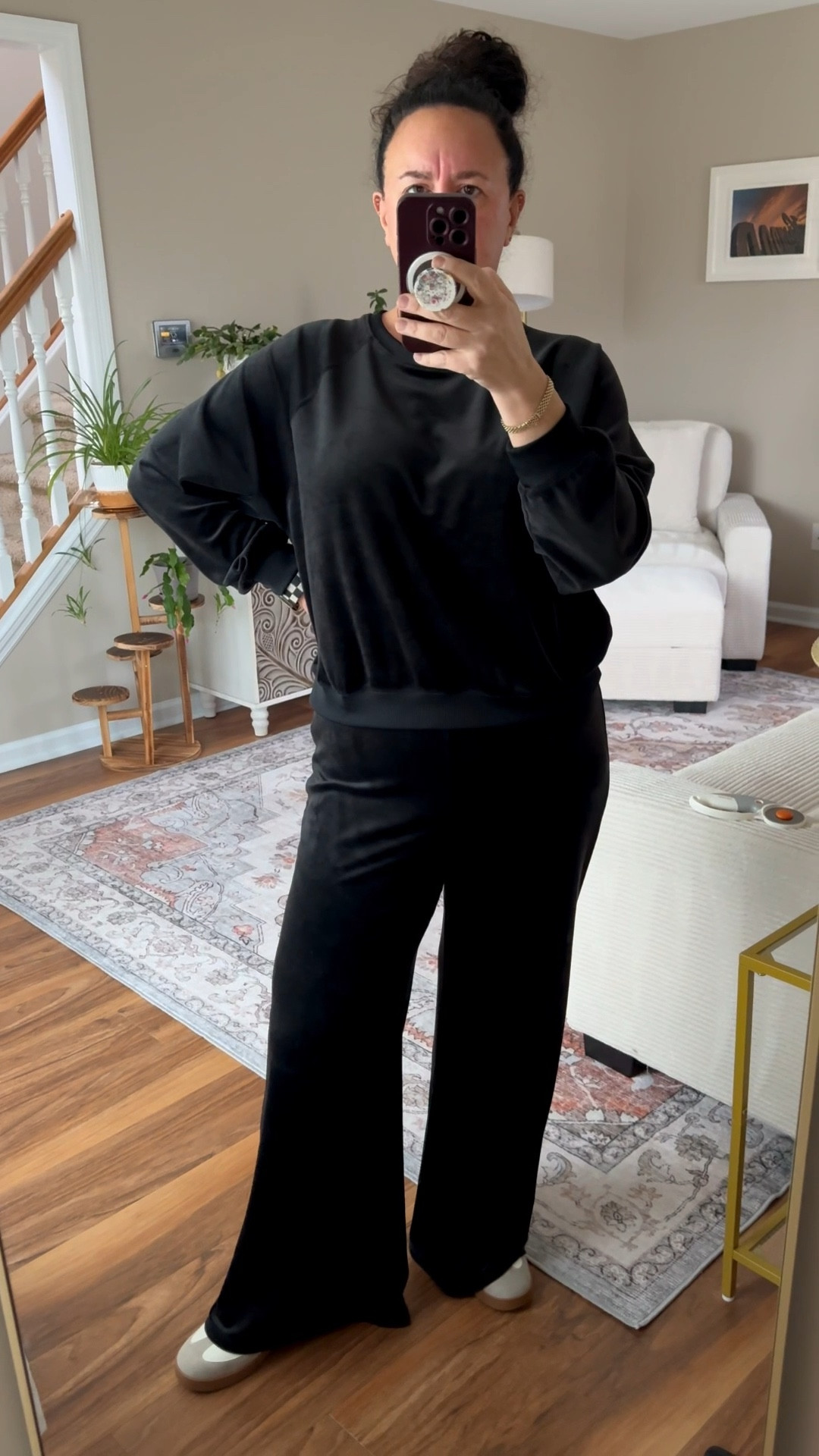 I’m 5’4, 173lbs
Shirt and Pants are both L
Sneakers:  TTS


#LTKMidsize #LTKActive #LTKPetite