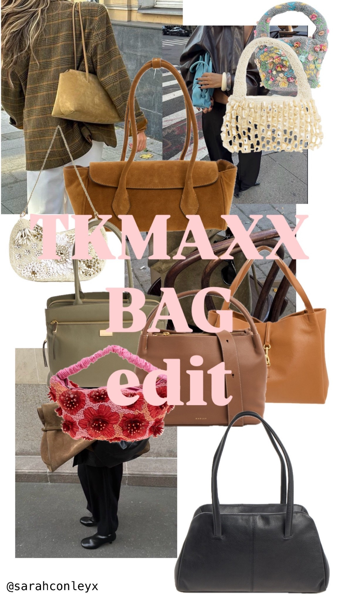Tkmaxx bags
Suede handbag 
Tan suede bag
Beaded bag
Wedding guest handbag
Leather bags
Everyday bags 

#LTKbag #LTKuk #LTKstyletip