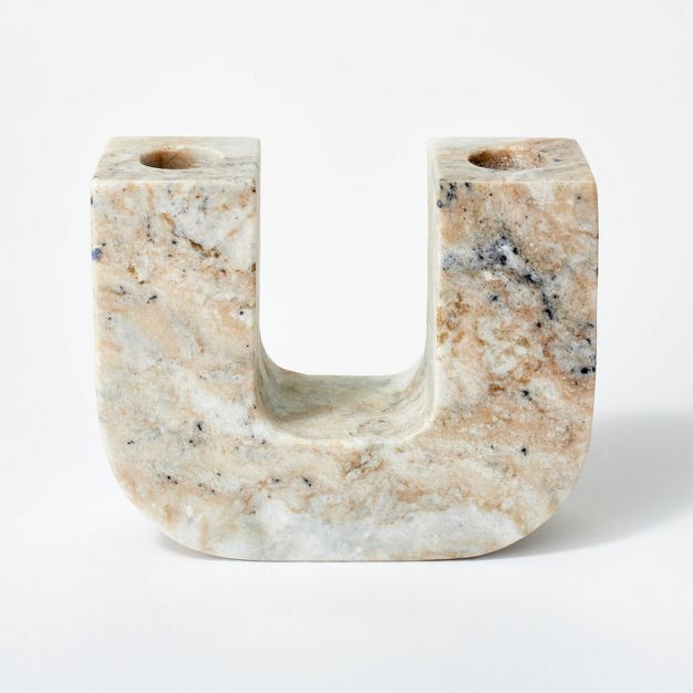 Marble Taper Candle Holder - Threshold&#8482; designed with Studio McGee | Target