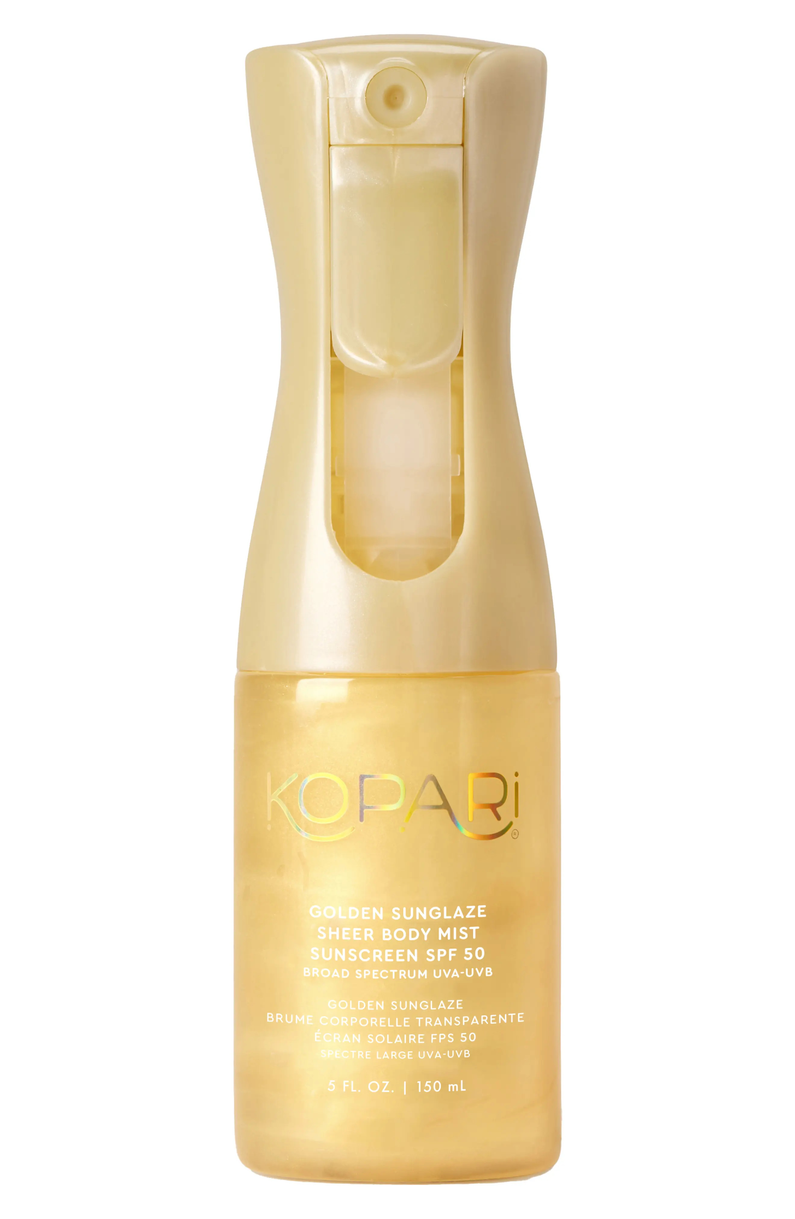 Golden Sunglaze Sheer Body Mist Sunscreen SPF 50 (Women) | Nordstrom | Nordstrom