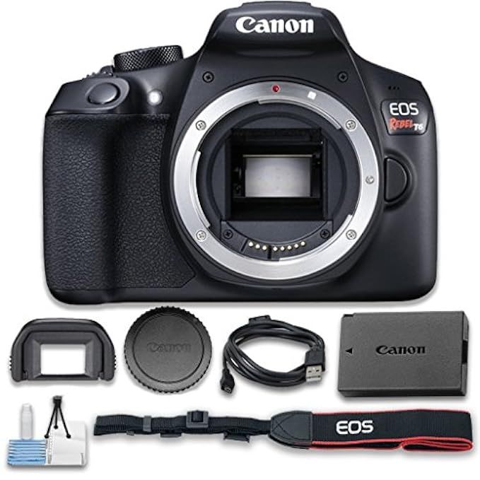 Canon EOS Rebel T6 Digital SLR Camera (Body Only) Wi-Fi Enabled - International Version | Amazon (US)