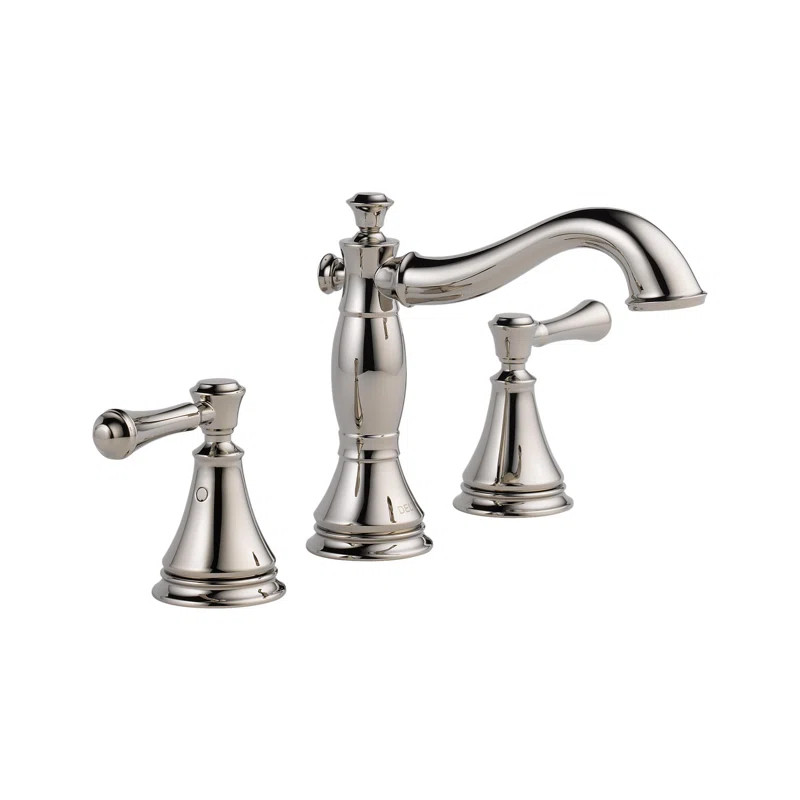 Cassidy Widespread Bathroom Faucet 3 Hole, 2-handle Bathroom Sink Faucet with Drain Assembly | Wayfair North America