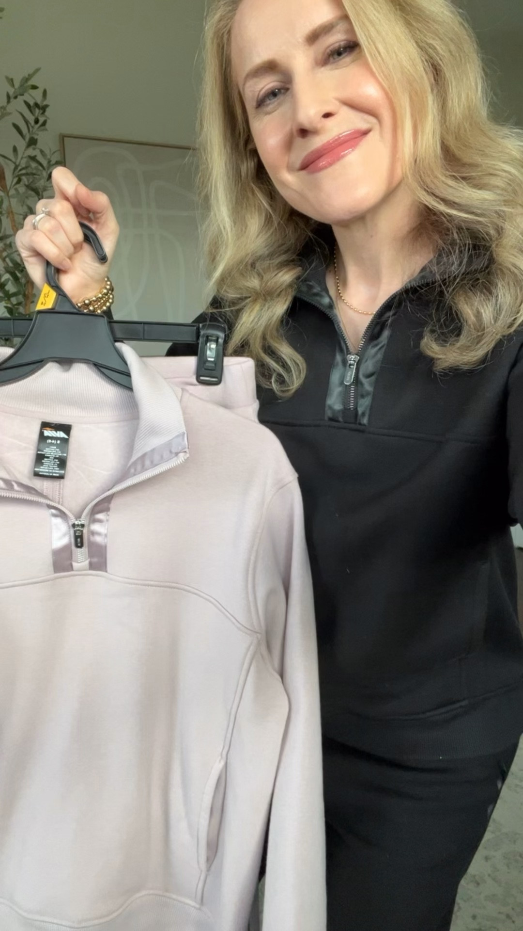 Love these Walmart athleisure separates with the satin ribbon detail! Fit true to size; I’m a small. Four colors. Cozy fleece. Great for errands, mom life, travel. #walmartfashion 

#LTKOver40 #LTKFindsUnder50 #LTKFindsUnder100