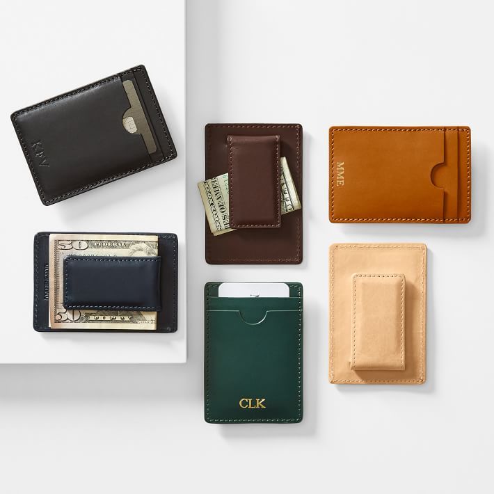 Leather Money Clip Wallet | Mark and Graham