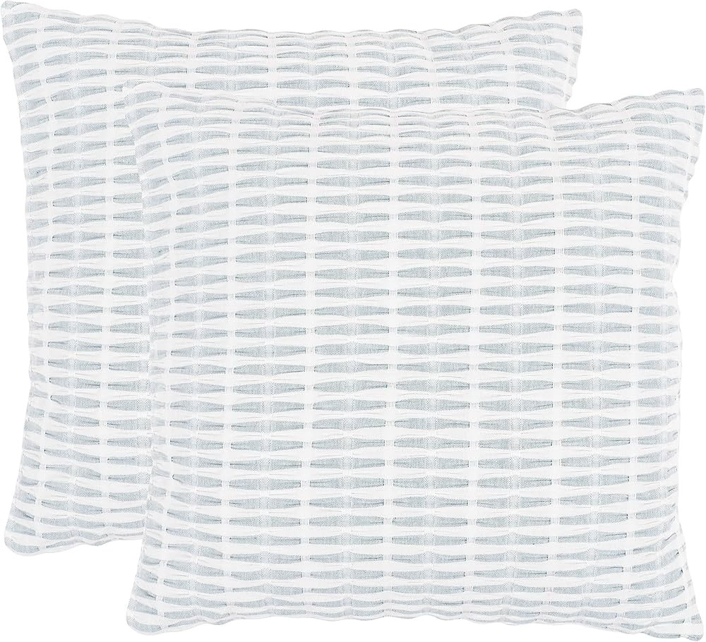 KAF Home Pleated Please Pillow Cover 20 x 20-inch 100-Percent Cotton | Set of 2 Pillow Covers (At... | Amazon (US)