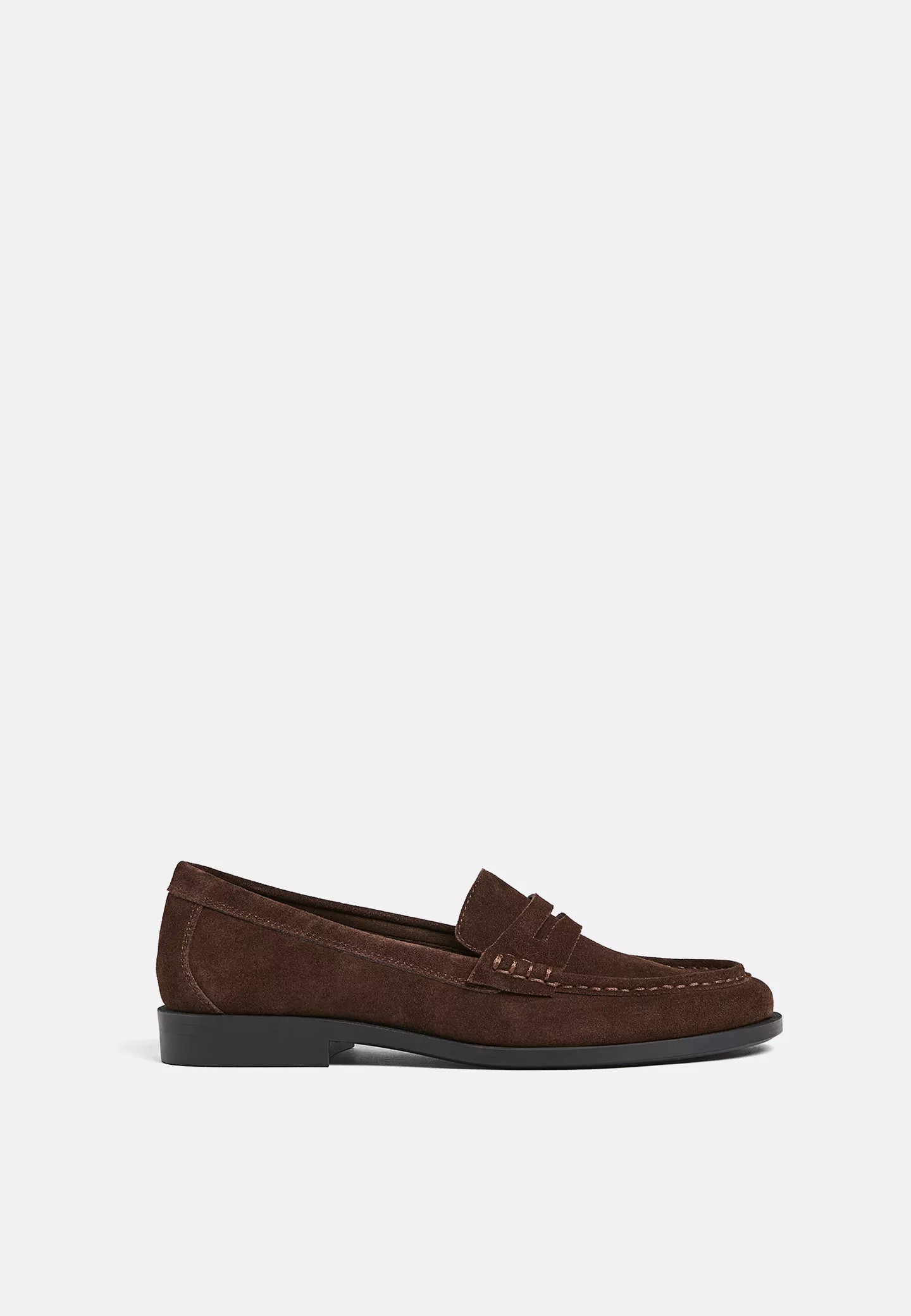 Mocasín piel piso fino | Stradivarius ES