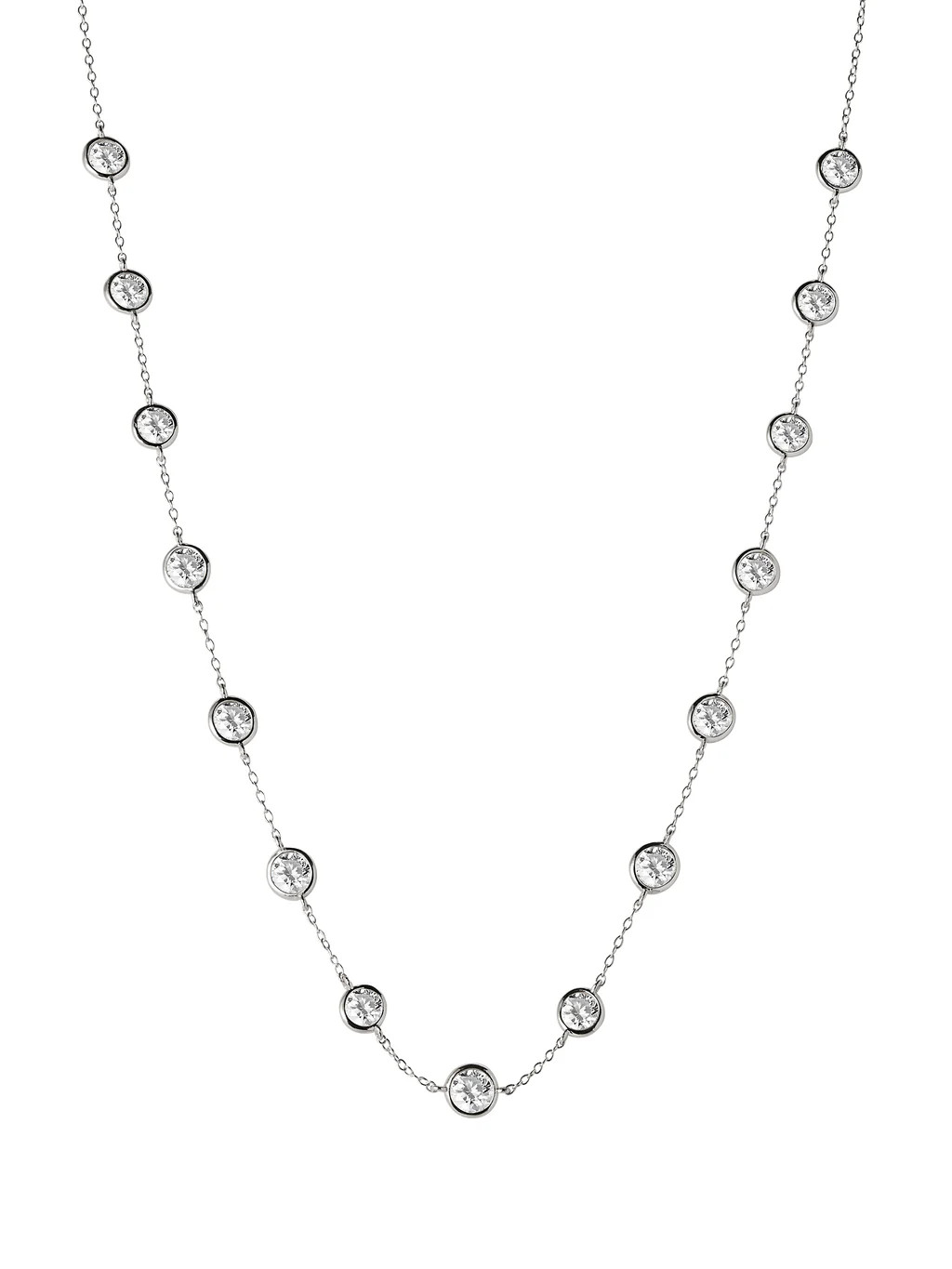 CLEMENCE NECKLACE IN 7.50 CT MOISSANITE | Dorsey