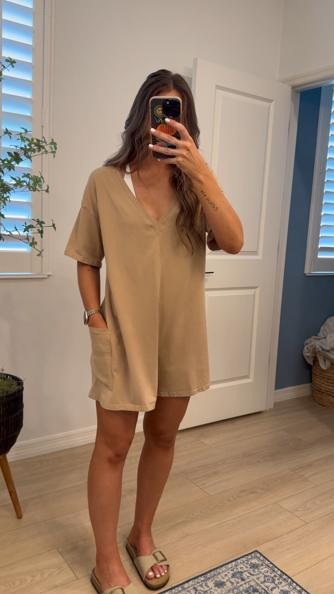 Another fave from last summer. TTS SMALL. I loved throwing this on with the girls. Soooo comfy. And you can wear it reversible! However you prefer. Cute as a coverup too  