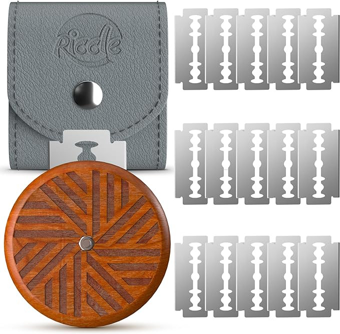 RICCLE UFO Wooden Bread Lame Slashing Tool, Dough Scoring Knife with 15 Razor Blades and Storage ... | Amazon (US)