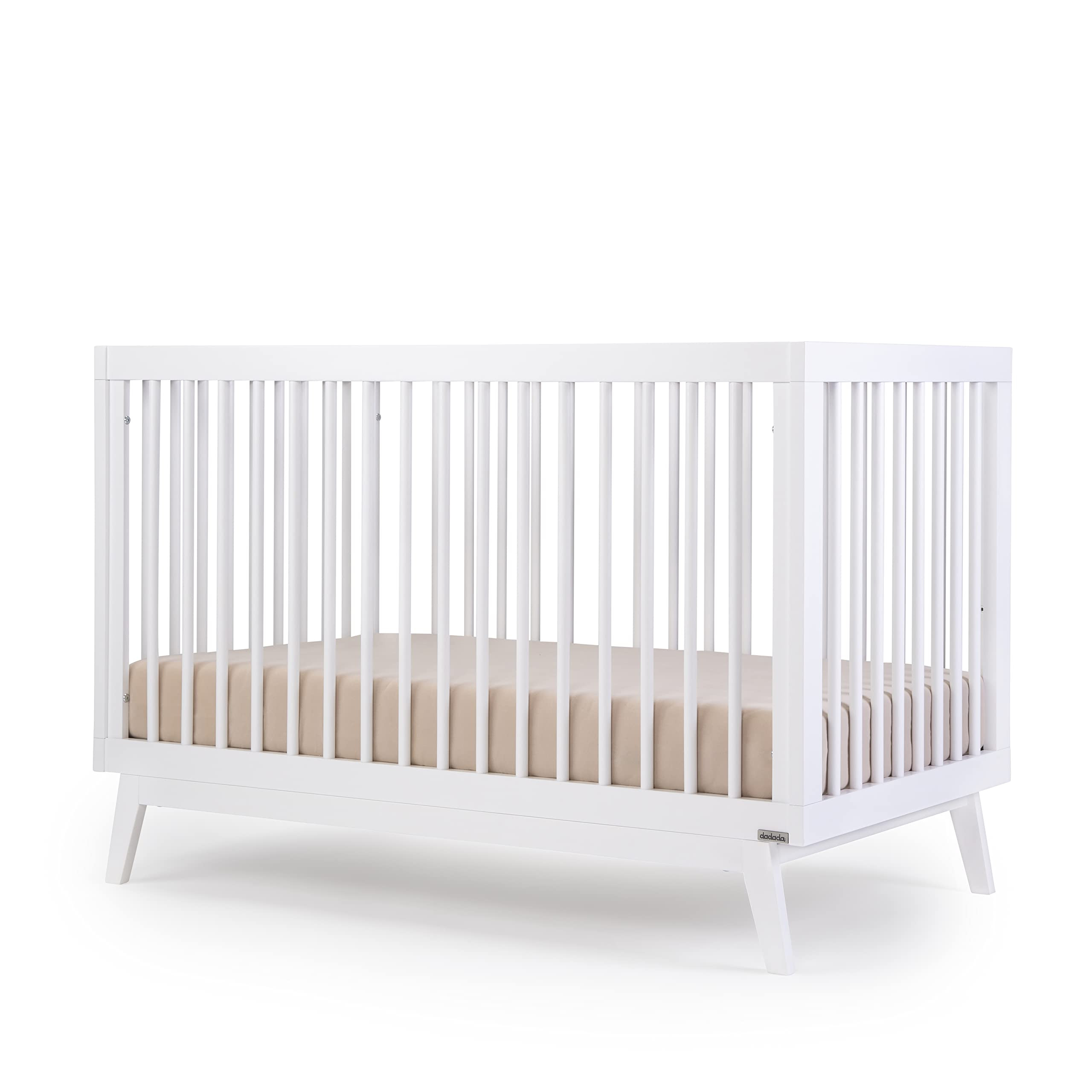 dadada Baby Soho 3-in-1 Convertible Wooden Crib to Toddler Bed - Made in Italy, GREENGUARD Gold C... | Amazon (US)