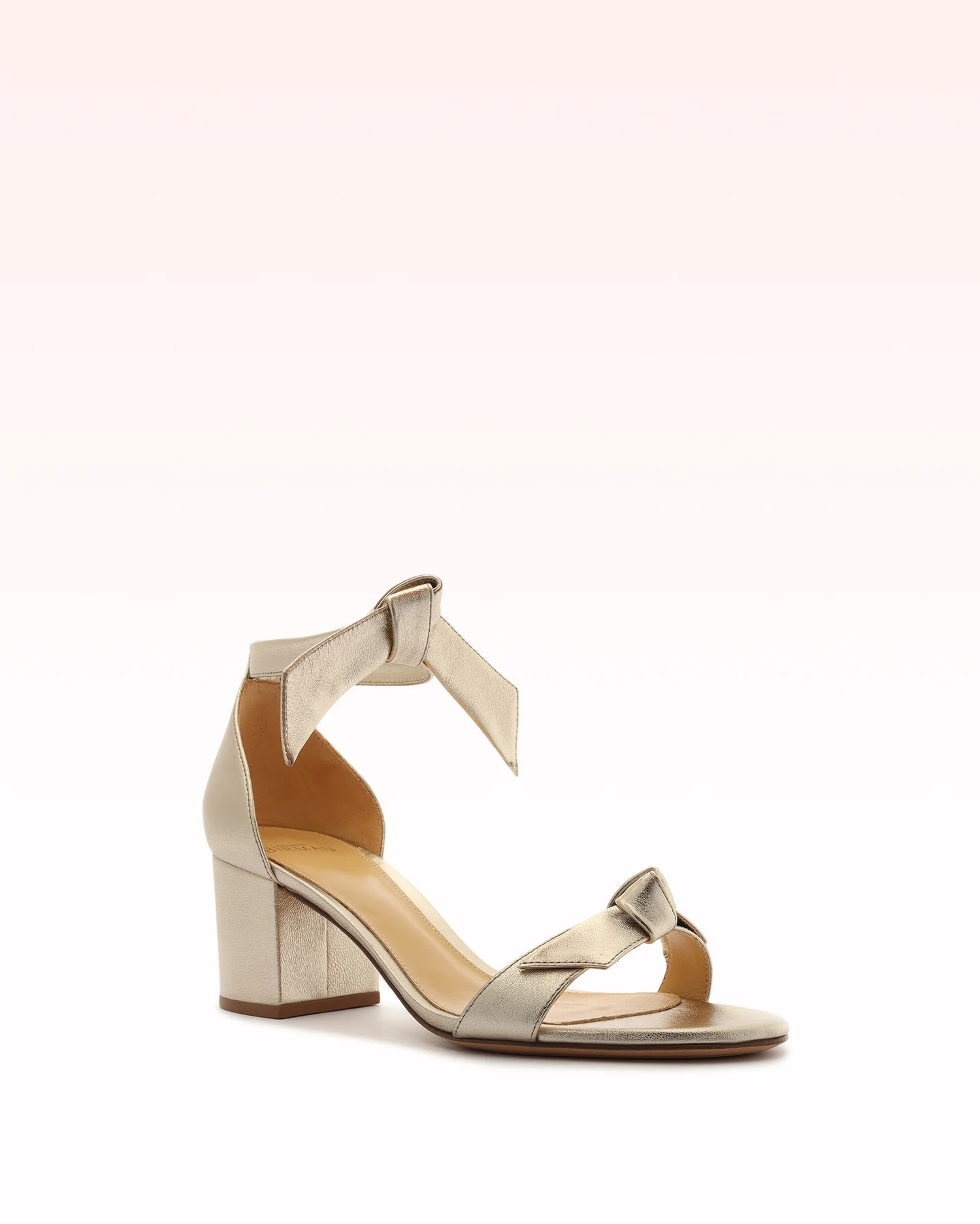 Clarita Block 60 Golden Sandal | Alexandre Birman