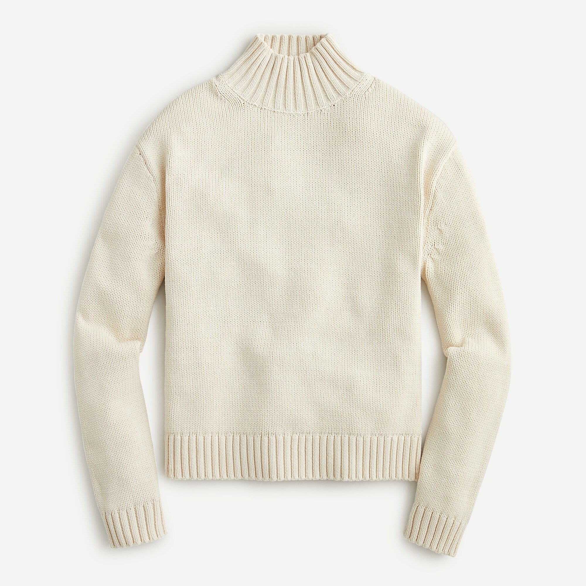 Mockneck sweater in cotton blend | J.Crew US