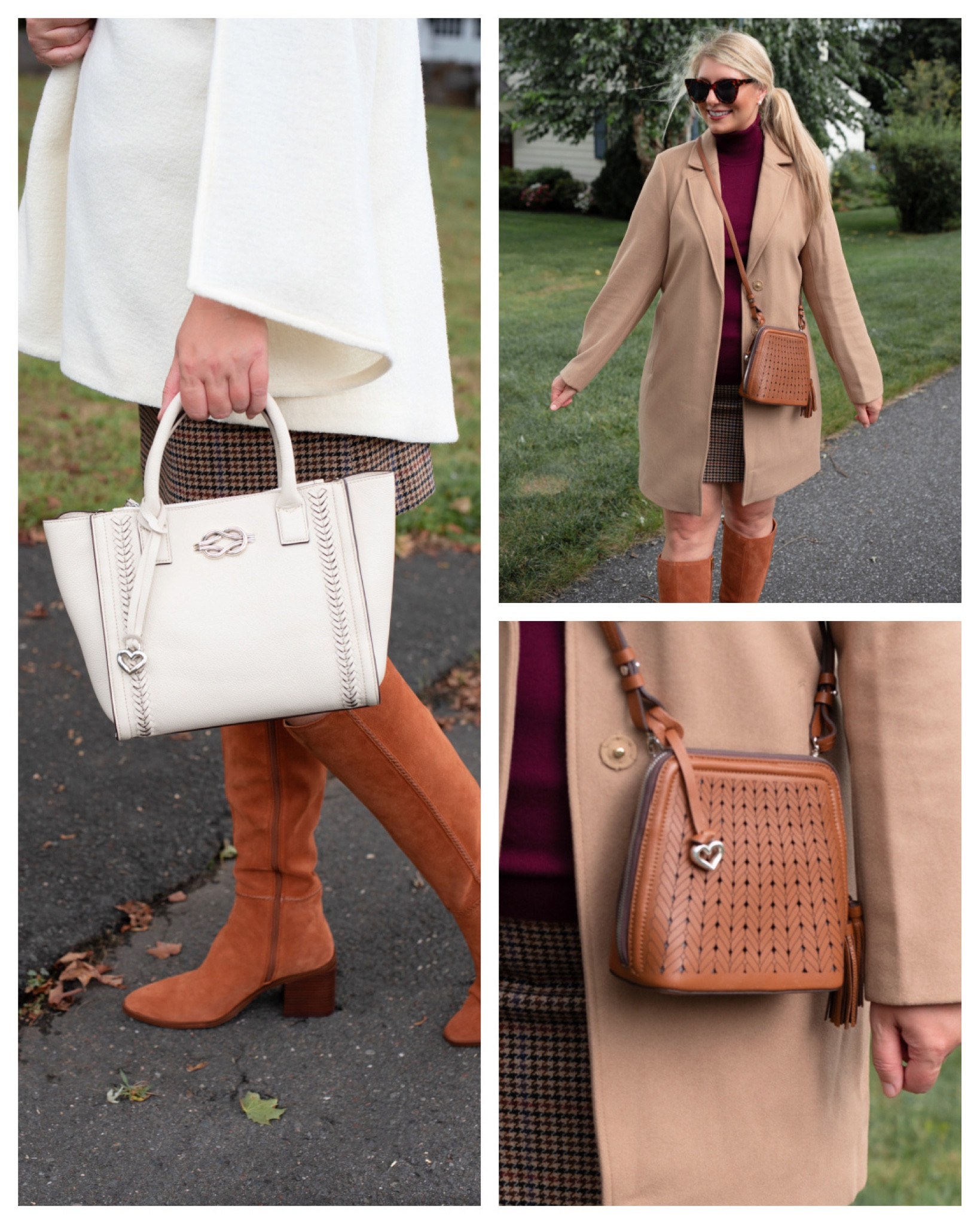 I found a great quality handbag and crossbody for fall from @Brighton . I love this chic off-white handbag that looks so great with fall outfits. I paired it with this Italian wool off-white cape. This beautiful mini crossbody is a new favorite and is perfect for your phone, card sleeve, and car keys. Love the woven detail!! Either of these would make a great gift for the upcoming holiday season.  #gifted 

#LTKGiftGuide #LTKHoliday #LTKitbag