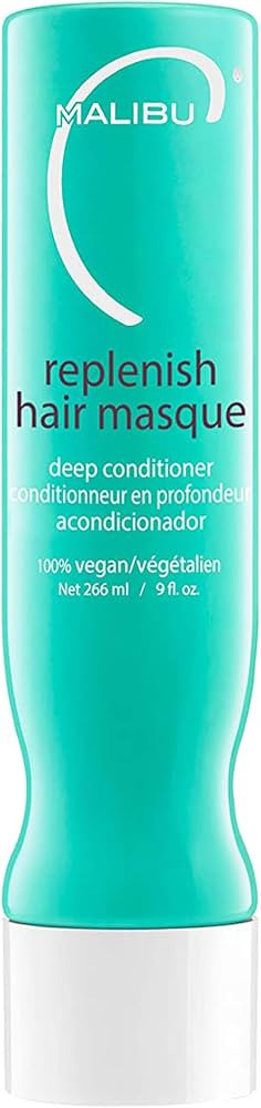 Malibu C Replenish Hair Masque - Ultra Hydrating Deep Conditioner for Hair Repair - Reparative Fo... | Amazon (US)