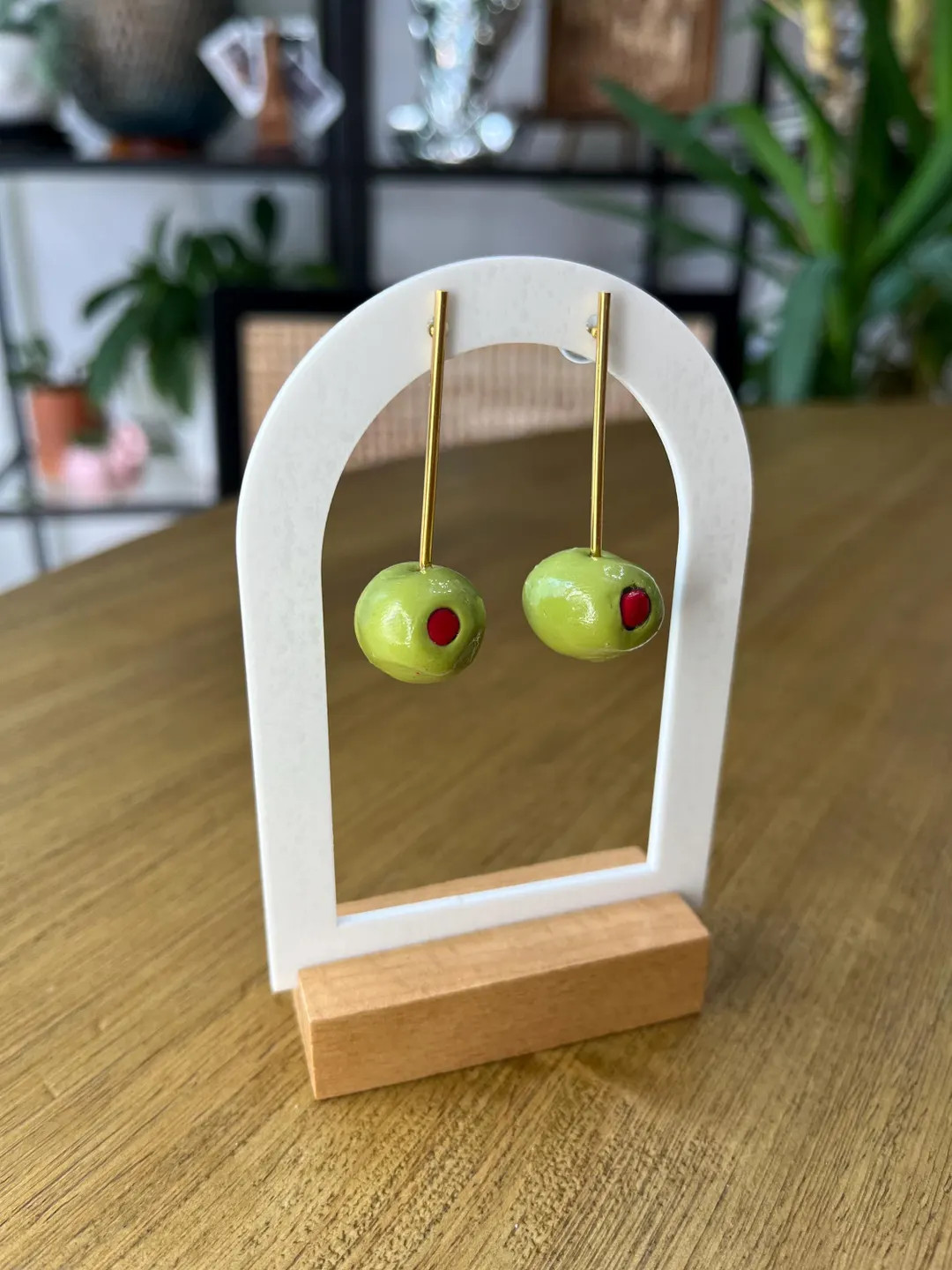 Martini Olive Drop Earrings - Etsy | Etsy (US)