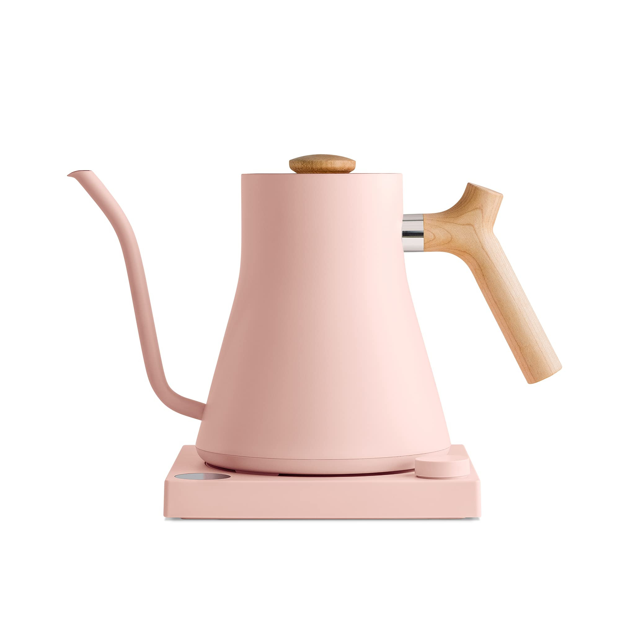 Fellow Stagg EKG Electric Gooseneck Kettle - Warm Pink With Maple Handle, 0.9 Liter | Amazon (US)