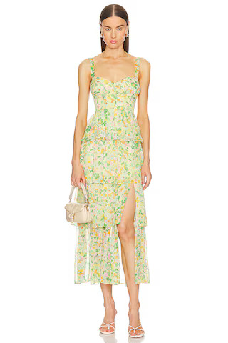 ASTR the Label Midsummer Dress in Yellow Green Multi from Revolve.com | Revolve Clothing (Global)