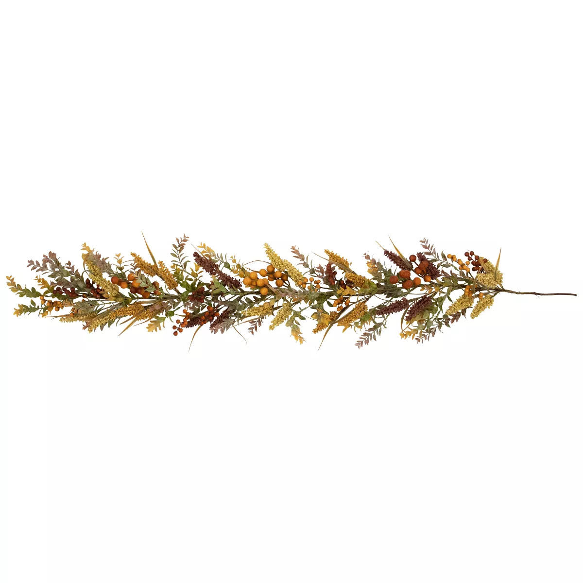 Northlight Real Touch™️ Greenery and Berries Artificial Fall Harvest Garland - 5' x 10" - Unl... | Target