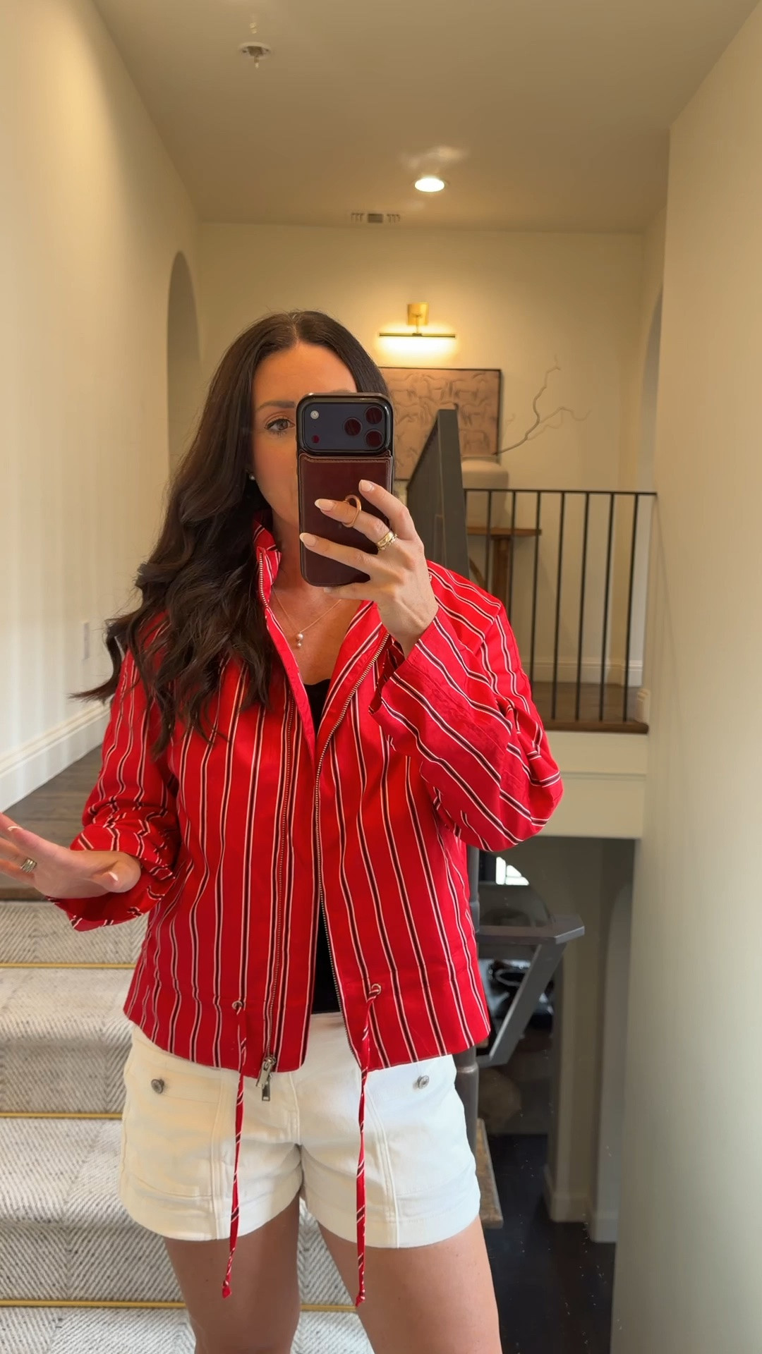 Great light weight fall jacket! Cute stripes and synching. Comes in tons of colors! Wearing a small.

#LTKSeasonal #LTKootd #LTKOver40