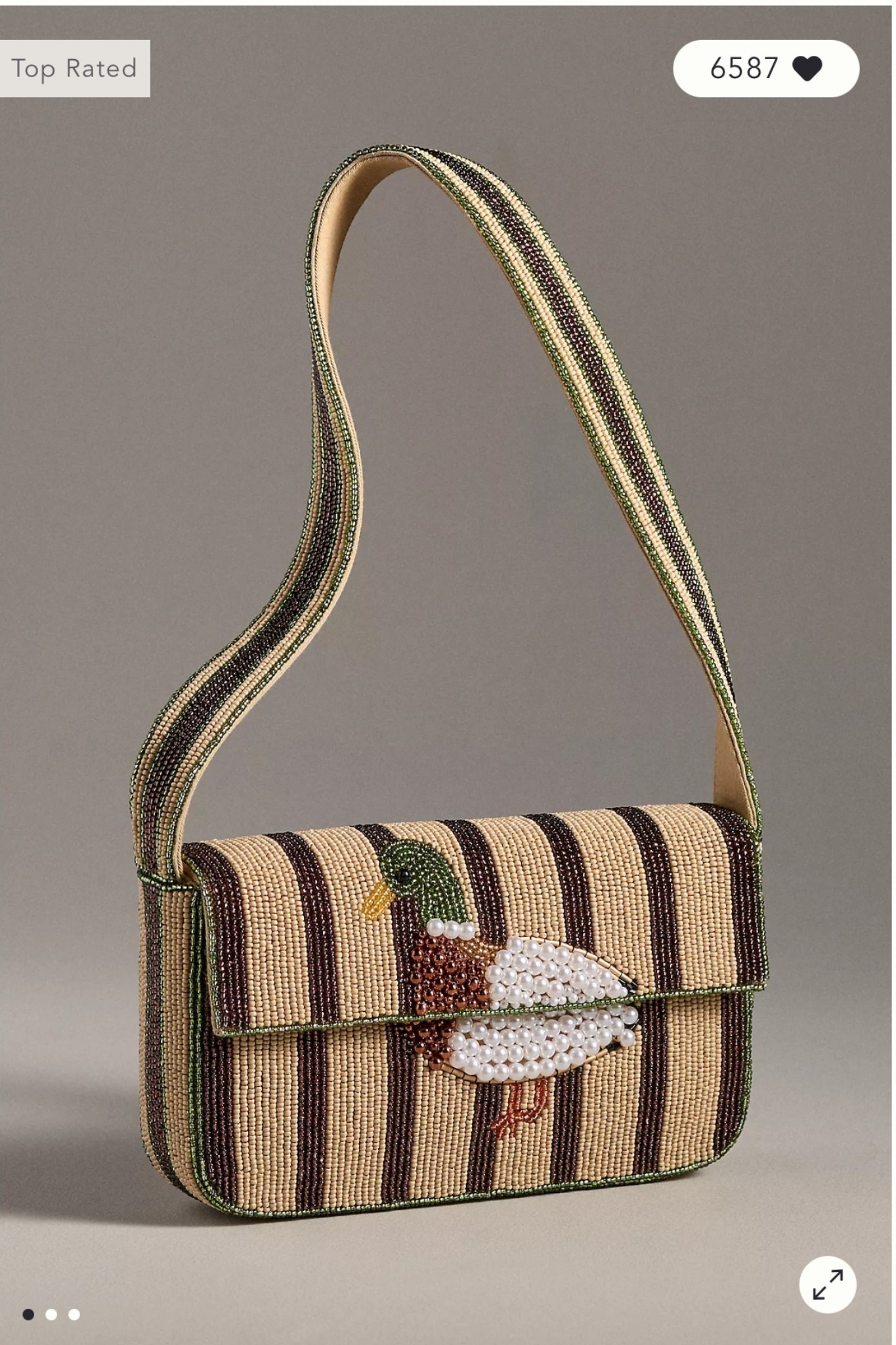 Cutest beaded handbag. Duck handbag, English countryside fashion, autumn style. 

#LTKFindsUnder100 #LTKSeasonal #LTKItBag