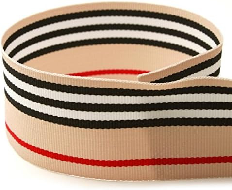 USA | American Made 1-1/2“ Kayla BLVD. Striped Grosgrain Ribbon - 20 Yards (Multiple Widths & Y... | Amazon (US)