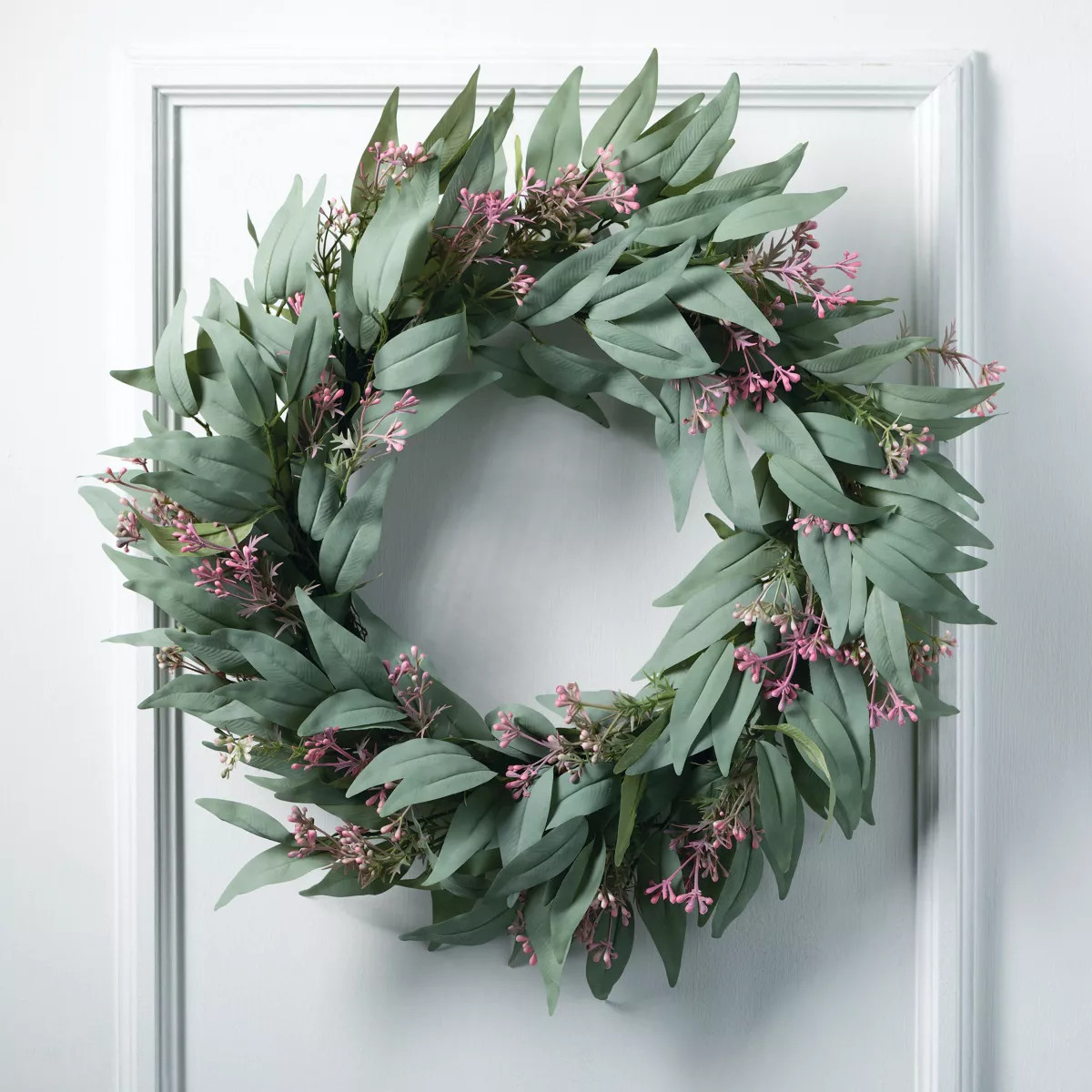 Sullivans Artificial 25" Blade Eucalyptus Wreath | Target