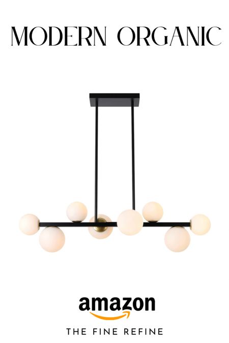 Amazon home find:  gorgeous modern dining room chandelier.