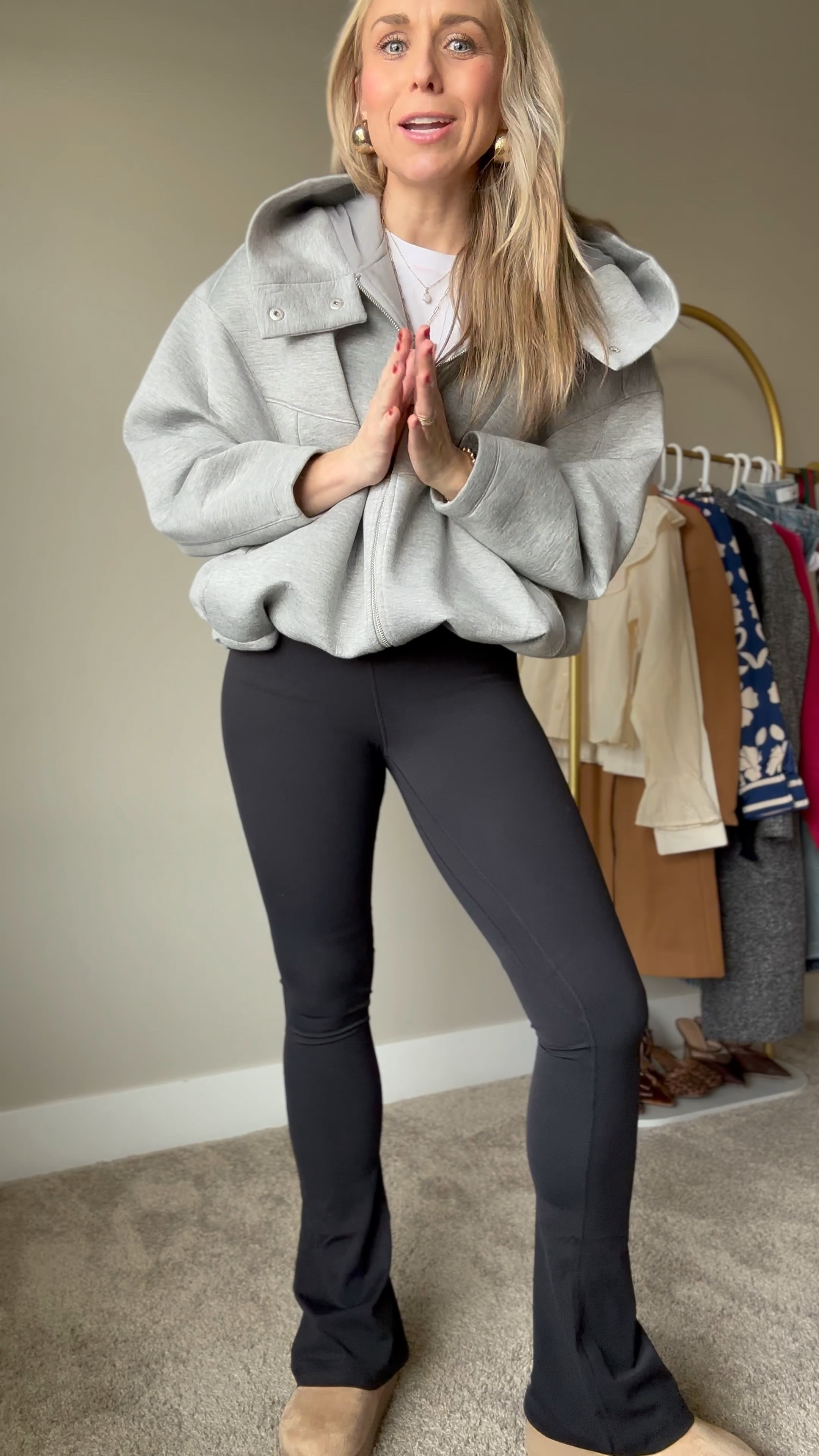 SUPER impressed with these Amazon flare leggings! Great compression and they come in a ton of cute colors.  I’m in my true to size, small, and I love the fit! 

#LTKFindsUnder50 #LTKActive #LTKStyleTip