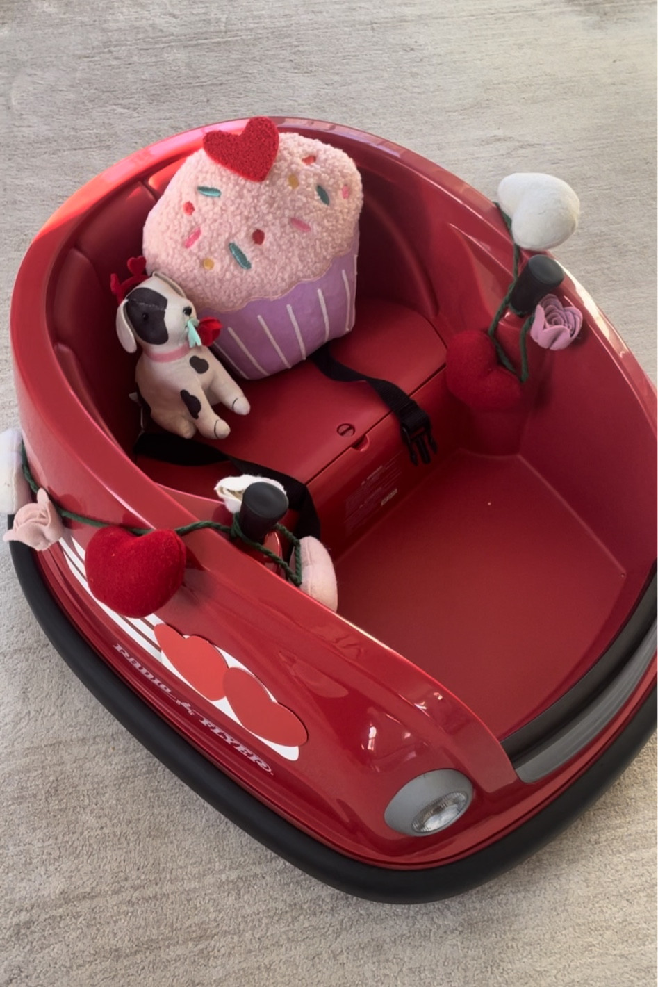 Radio flyer remote controlled toddler bumper car 

This thing can be driven manually or by remote control. It also charges so fast! 

#LTKBaby #LTKKids #LTKFamily