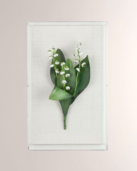Charlotte Moss for Tommy Mitchell Lily of the Valley May Birth Flower Wall Art | Bergdorf Goodman