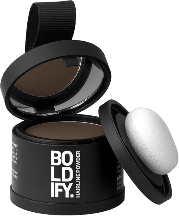 BOLDIFY Hairline Powder - Water-Resistant Root Touch Up Hair Color for Gray Coverage - 24-Hour St... | Amazon (US)