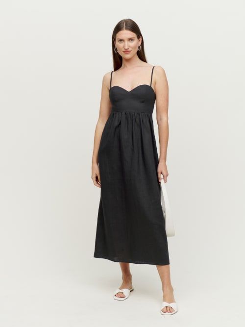 Odette Linen Dress | Reformation (US & AU)