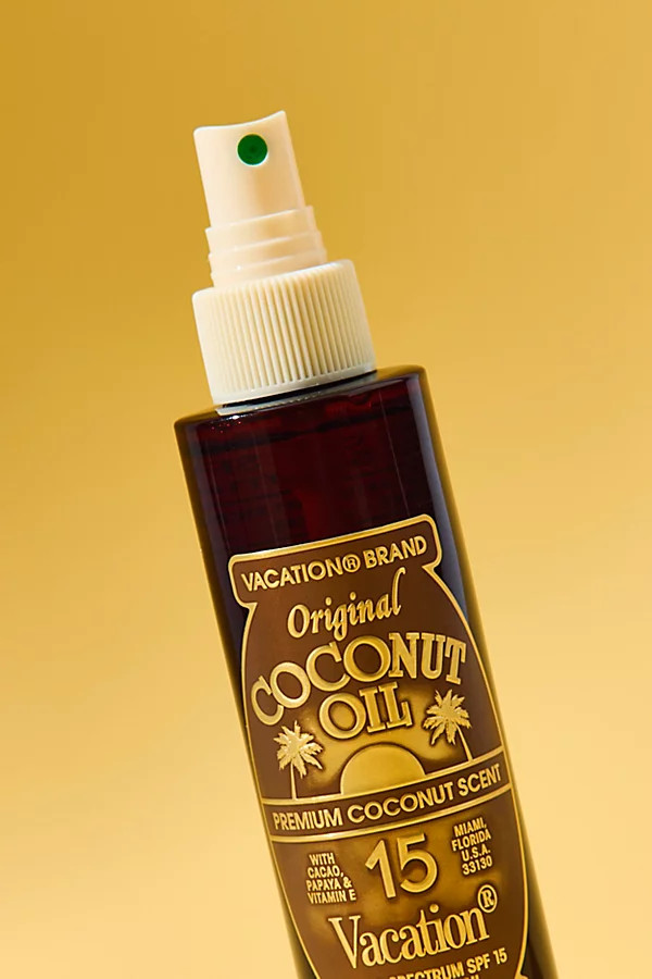 Vacation Vacation Original Coconut Oil SPF 15 Sunscreen Oil Spray in Brown at Urban Outfitters | Urban Outfitters (US and RoW)