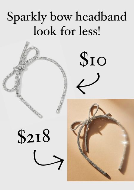 Sparkly bow headband look for less! The target version is only $10! 
.
Target finds 

#LTKSeasonal #LTKfindsunder50 #LTKstyletip