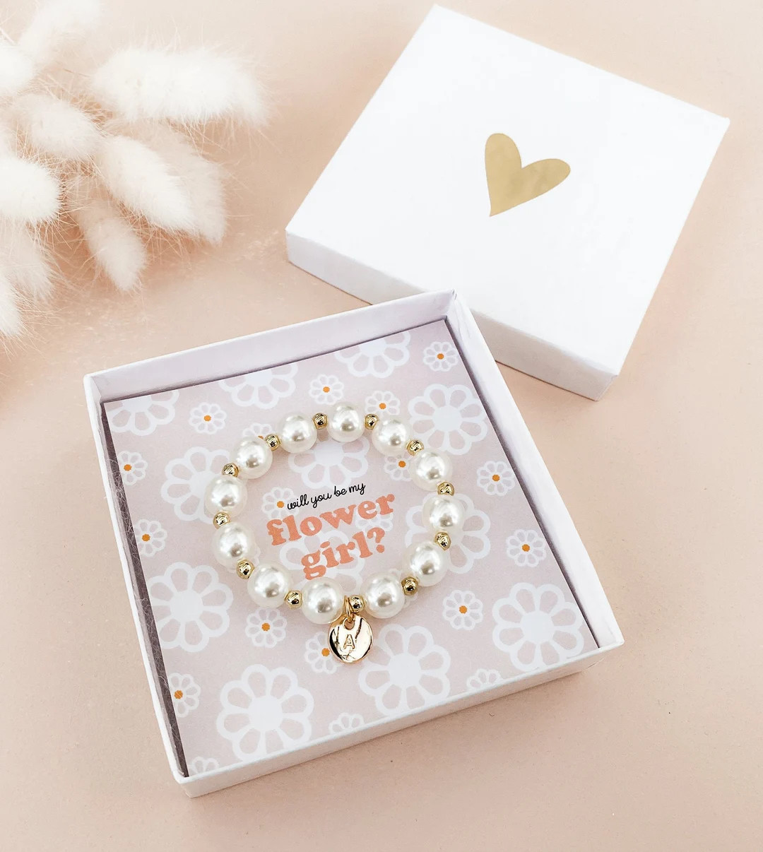 Flower Girl Proposal Bracelet Flower Girl Bracelet Personalized Flower Girl Gift Ideas Monogram G... | Etsy (US)