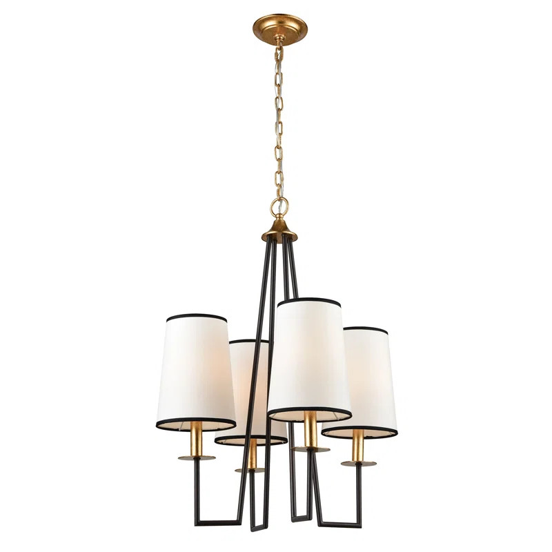 Abarne 4 - Light Dimmable Classic / Traditional Chandelier | Wayfair North America