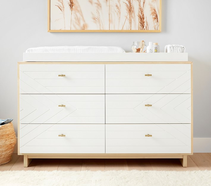 Cora Extra-Wide Dresser & Topper Set | Pottery Barn Kids