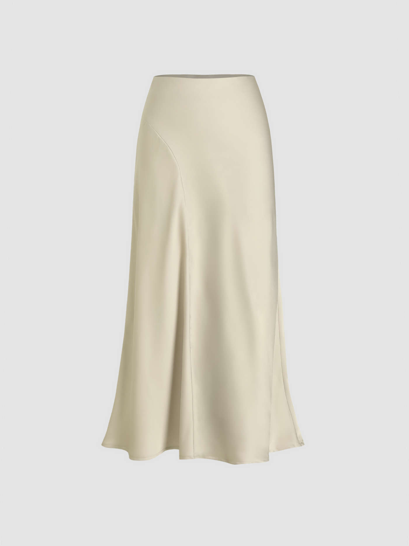 Ruffle Satin Maxi Skirt | Cider